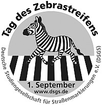 Logo Tag des Zebrastreifens